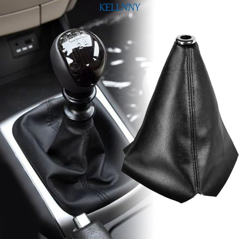 Kellnny Universal Shifter Boot Cover Shifter Knob Cover PU หนัง Shifter Boot Cover สําหรับอัตโนมัติเ