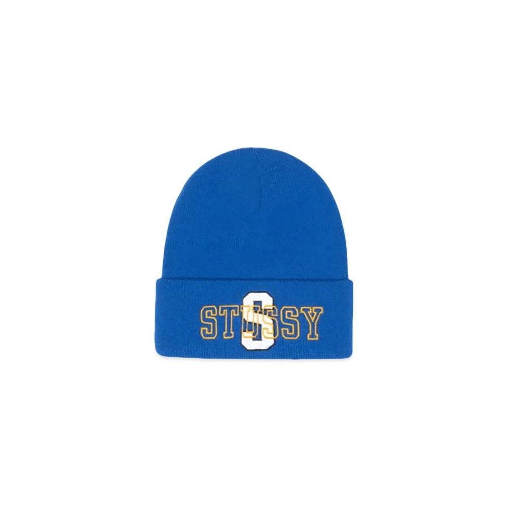 Stussy Cuff Beanie Varsity S Blue Unused
