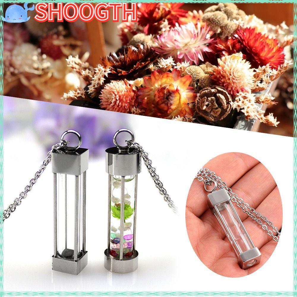 สร้อยคอขวดพรayers มีน้ำมันหอมระเหยโปร่งใส