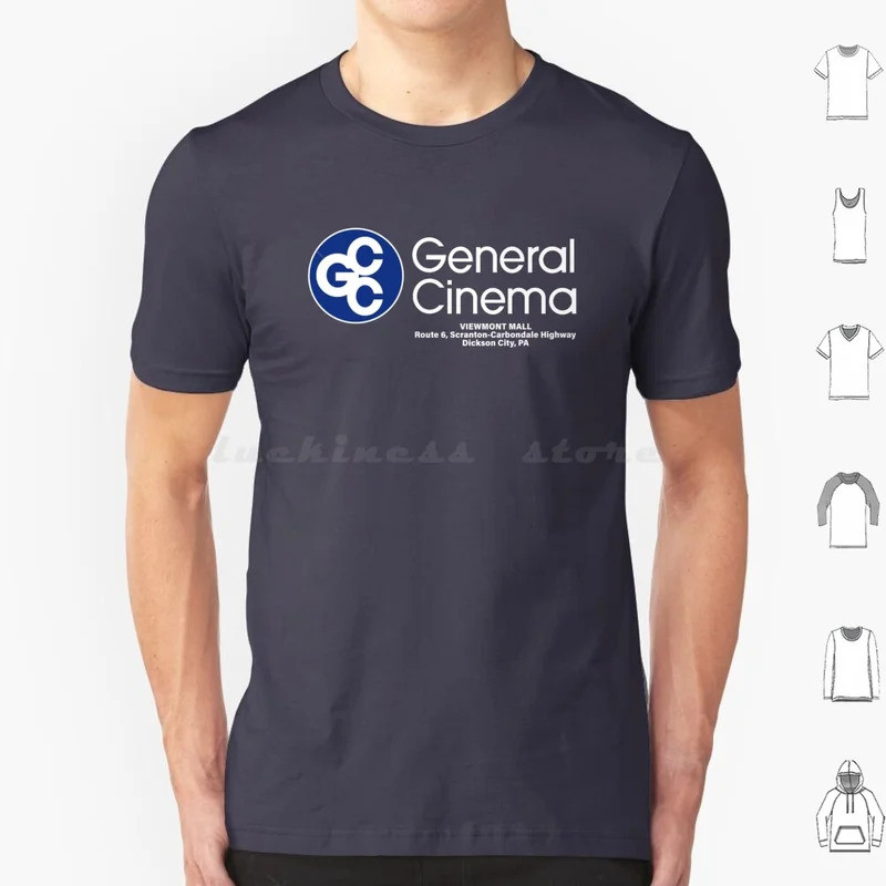 เสื้อยืด General Cinema Viewmont Mall ไซส์ใหญ่ ผ้าฝ้าย 100% Viewmont Mall Mall Dead Mall General Cin