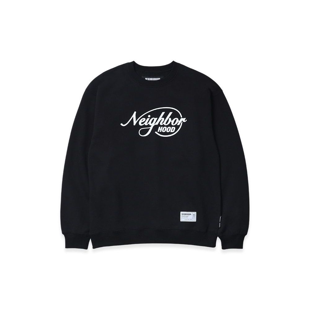 NEIGHBORHOOD Sheltech Warm Sweat Shirt LS Black Unused