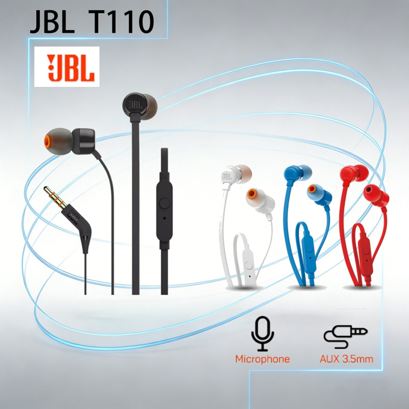 หูฟังอินเอียร์ JBL พร้อมไมโครโฟน T110 โดย Studio7