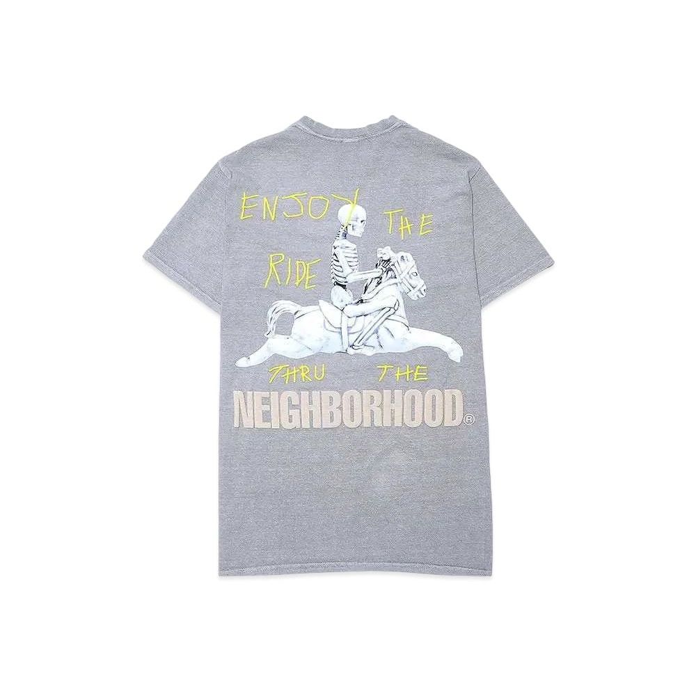 NEIGHBORHOOD Travis Scott Cactus Jack Carousel T-shirt Grey Unused
