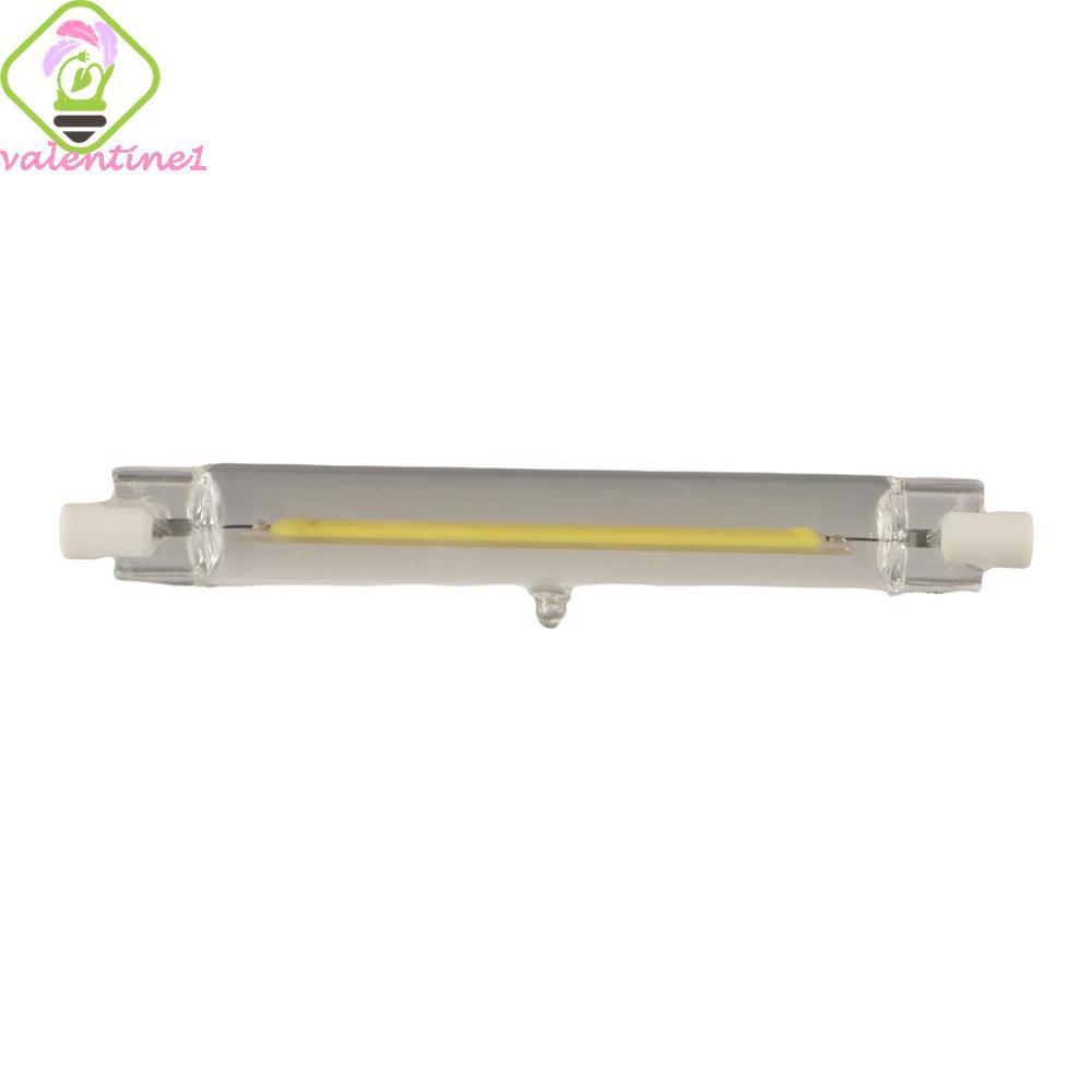 VALENTINE COB Tube Bulb, Dimmable 110v/220v R7S Lamp Tube, Portable Replacement 360 Glow Christmas