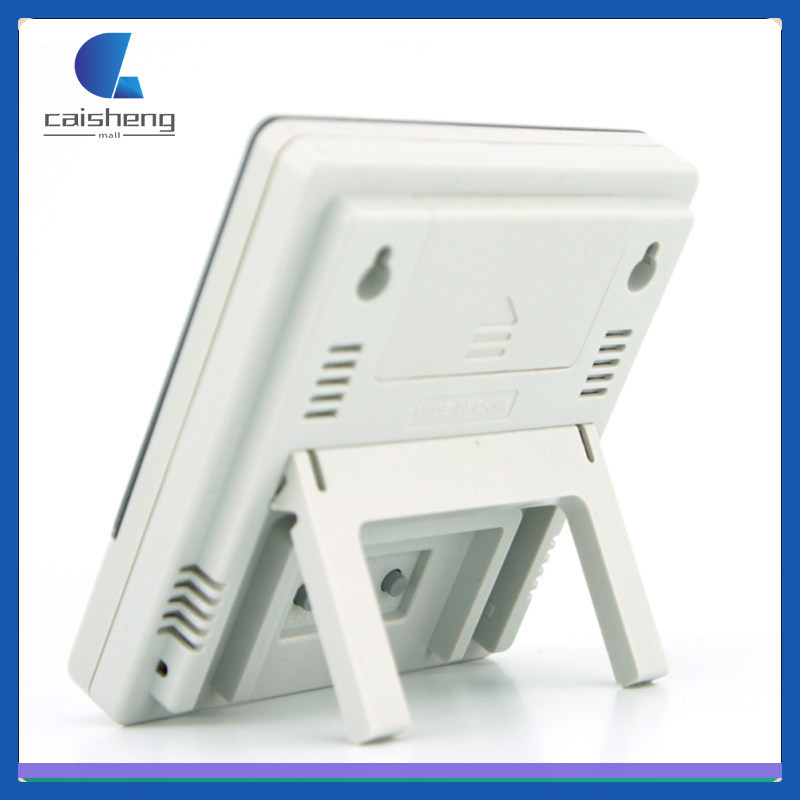 🎃 เครื่องวัดอุณหภูมิและความชื้นดิจิทัลหน้าจอใหญ่ AR807 1 ชุด พร้อมนาฬิกาและบารอมิเตอร์ ไม่รวมแบตเตอร