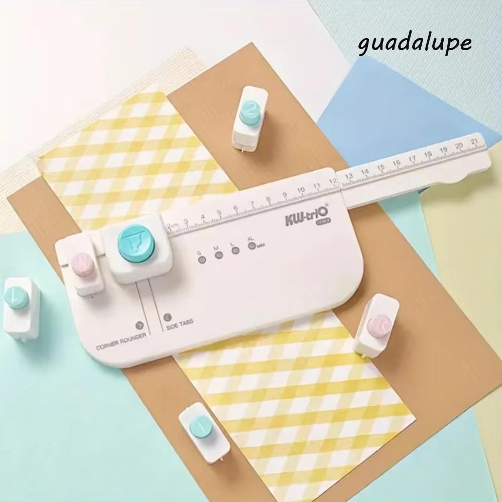 GUADALUPE Separator Page Creation Board, พับขยายได้หลวม Leaf Separator ป้าย Puncher DIY ABS คู่มือตั