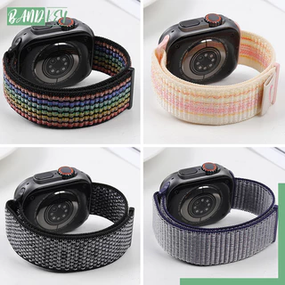 สายไนล่อนอ่อน แบนด์ปรับได้ for Smartwatch iWatch Ultra SE 3 2 Series 11 10 9 8 7 6 5 4 3 49มม. 46 45 42มม.41มม.38มม