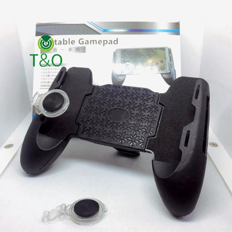 [T&OT] 3 In 1 โทรศัพท์มือถืออุปกรณ์คอนโทรลเลอร์สําหรับเกม PUBG Gamepad Joysti สําหรับ IOS Android 4.