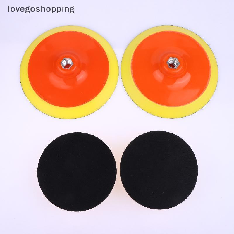 [LGO] 2/3/4/4.5/5/6/7 นิ้วแผ่นBing M10 14 M16 Sanding Padสําหรับเครื่องบดและแผ่นขัดเครื่องมือขัดVN