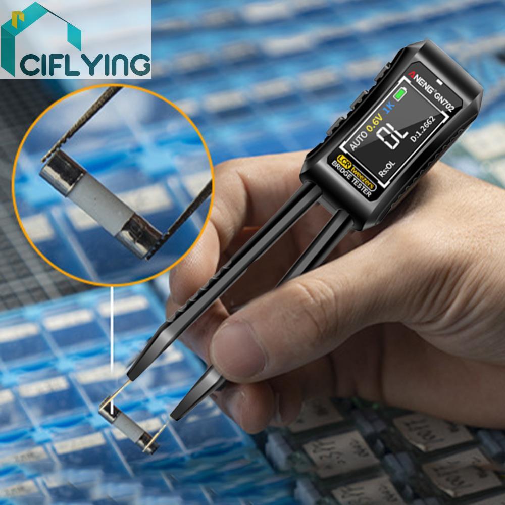 แหนบดิจิตอลความต้านทาน Capacitance Inductingance Diode Tester LCR SMD ESR Mini Tester LCR Meter Twee