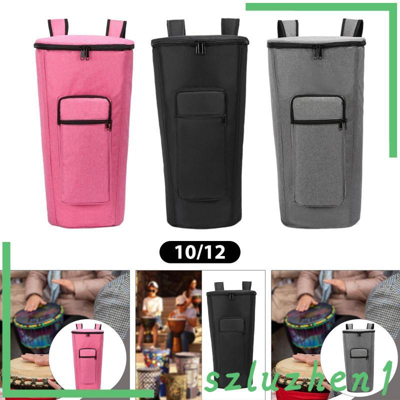[Szluzhen1] Djembe Drum Bag Zipper เครื่องดนตรีอุปกรณ์เสริม Travel Djembe Backpack