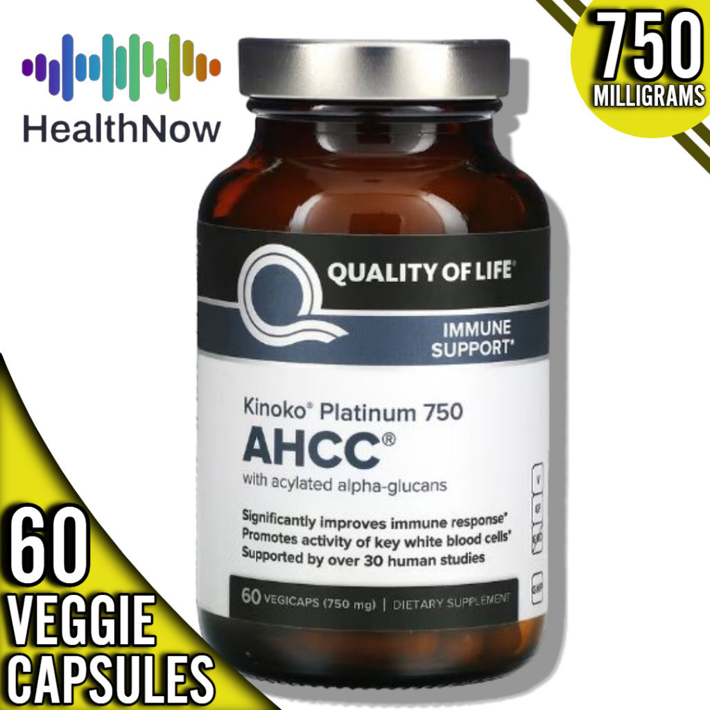 Life Labs Kinoko Platinum AHCC 750 มก. 60 แคปซูล