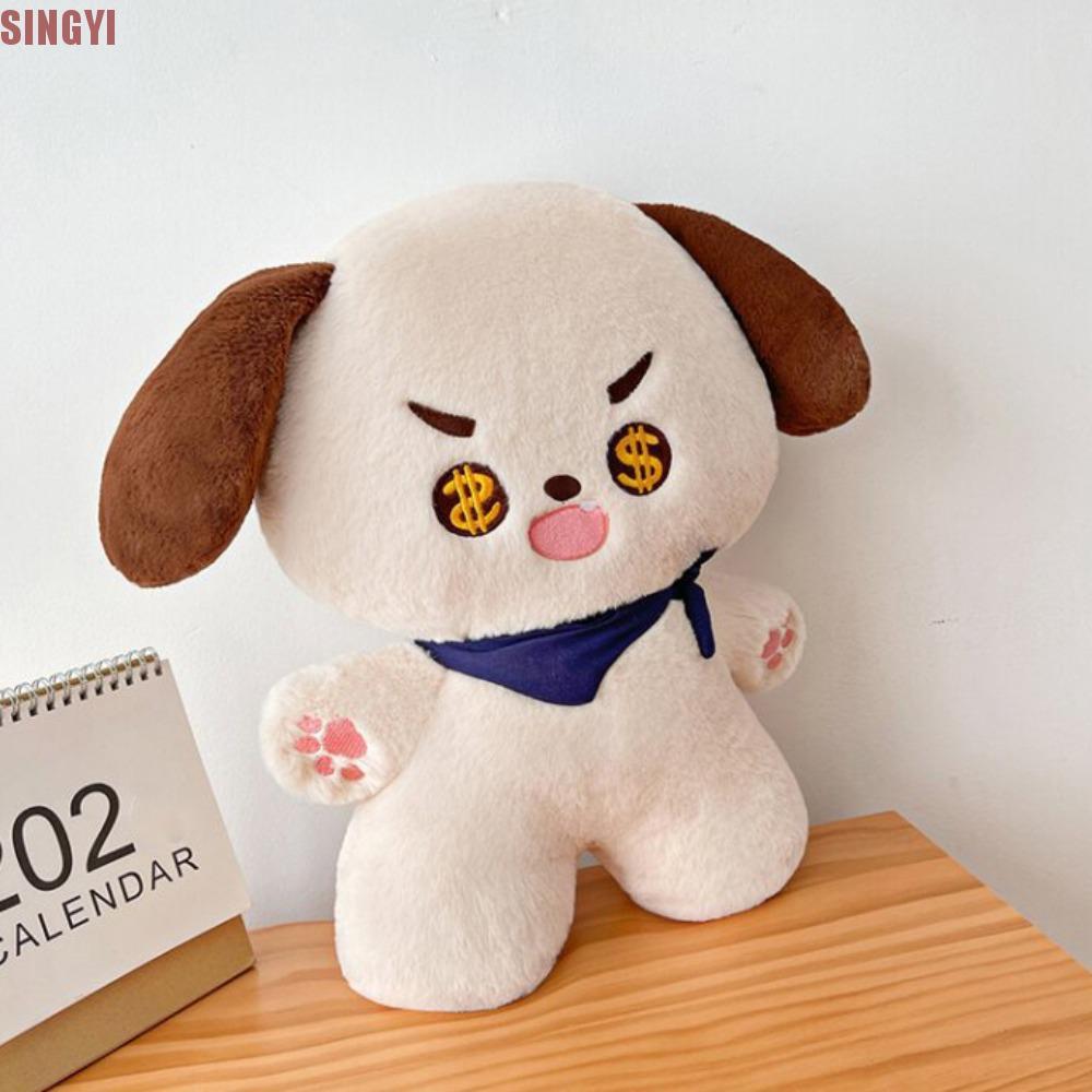SINGYI Wealthy Dog Plush Toy, Puppy Wealthy Dog Cartoon Dog Plush Toy, Kids Toy Animals Realistic Do