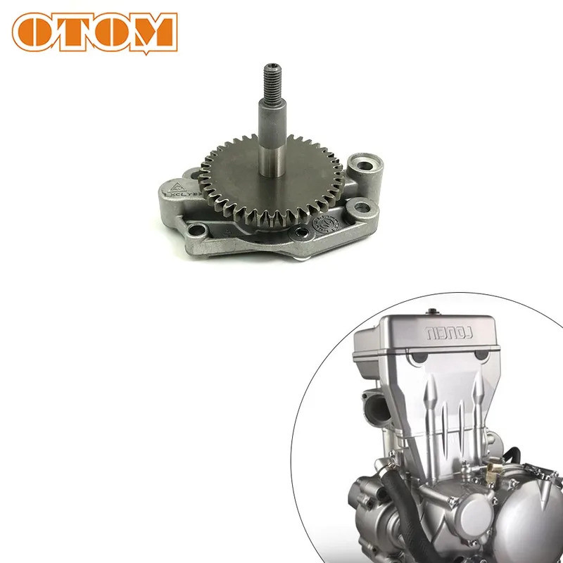 TO  Motorcycle Oil Pump Assembly Scooter Engine Fuel Pump Sprocket Crankshaft Gear For LONCIN YF300 