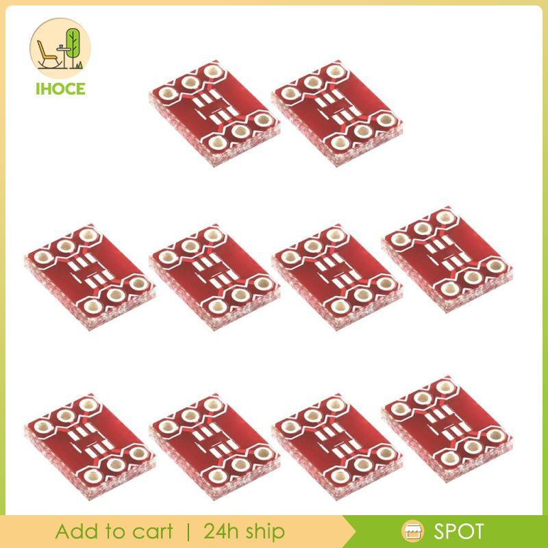 [Ihoce] แพ็ค 10 ชิ้น 6 พิน SOT23 เป็นอะแดปเตอร์ DIP บอร์ด PCB SMD บอร์ดแปลงใหม่