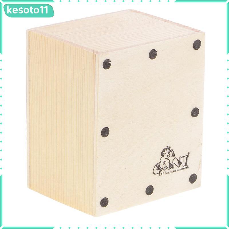 [kesoto11] ไม้ขนาดเล็ก Hand Shaker Mini Cajon Band อะไหล่รองรับ 6.5 x 5.2 x 4.3 ซม.