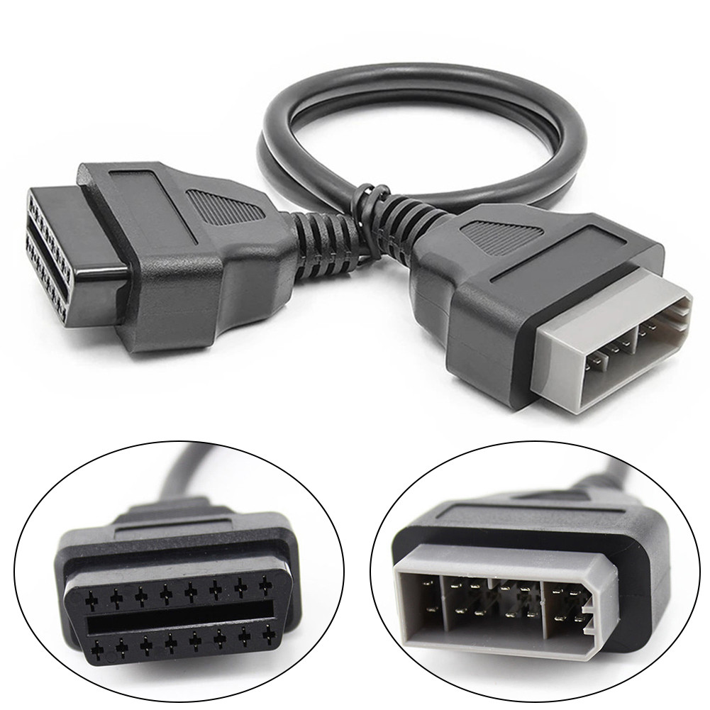 ⭐ ขายดี ⭐14Pin ถึง 16PIN OBD1 OBD2 สําหรับ Nissan สําหรับ ELM327 เครื่องสแกนเนอร์อะแดปเตอร์ขยาย