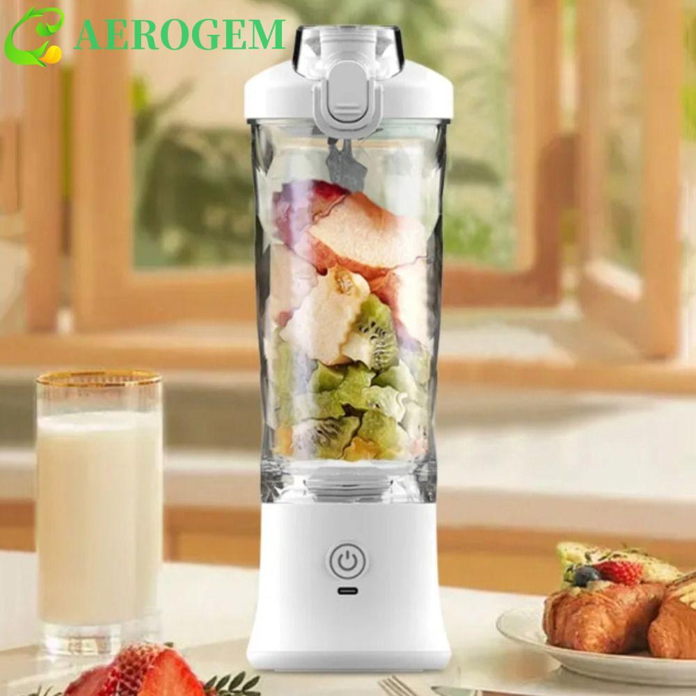 AEROGEM เครื่องคั้นน้ําผลไม้ USB แบบพกพา, USB ชาร์จมัลติฟังก์ชั่ออกแบบเครื่องคั้นน้ําผลไม้แบบชาร์จไฟ