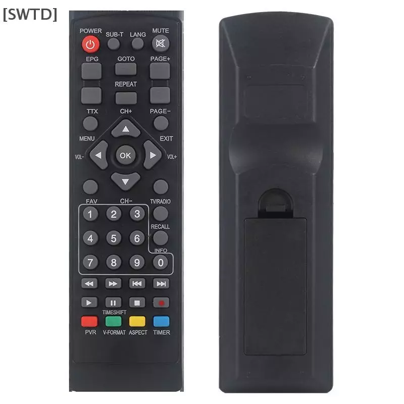 [SWTD] รีโมทคอนโทรลเหมาะสําหรับ DVB-T2 สําหรับโทรทัศน์อัจฉริยะ STB HDTV สําหรับสมาร์ทชุดกล่องด้านบนความละเอียดสูงรีโมทคอนโทรลดิจิตอล null