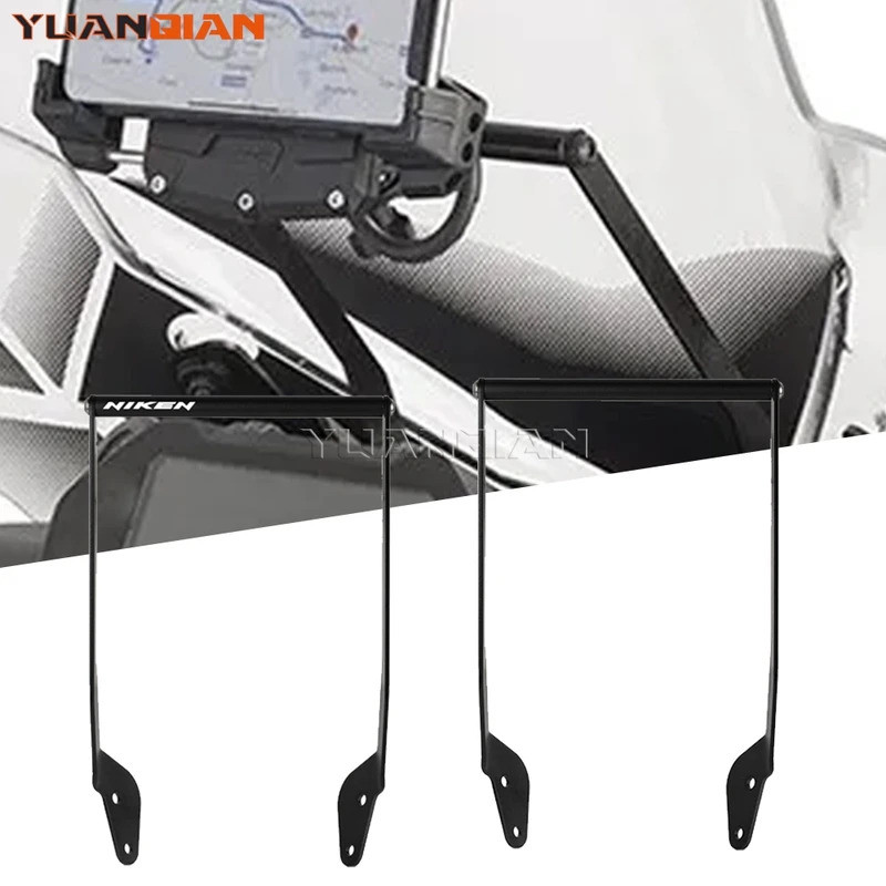 YU For YAMAHA NIKEN 900 2019 2020 2021 NIKEN 900 GT Motorcycle Navigation Mobile Phone GPS Plate Bra
