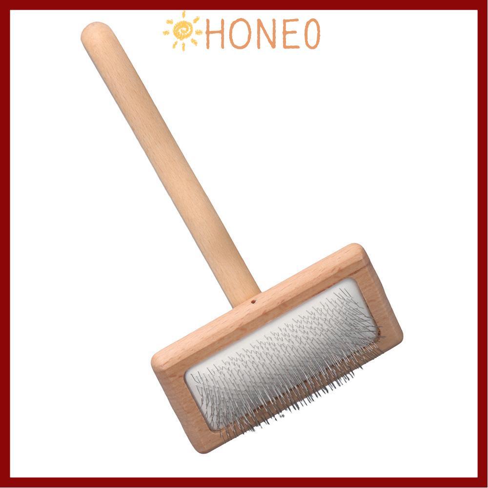 HONE สําหรับคราดขนสัตว์ที่เหมาะสมเพื่อพรมให้เนื้อและความนุ่มนวลการดูไพ่ (ไม้,