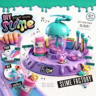 พร้อมส่ง โคลนคริสตัลร้อยแปร Slime ของเล่นเด็ก ดินคริสตัลทำมือ ของเล่นคลายเครียด DIY
