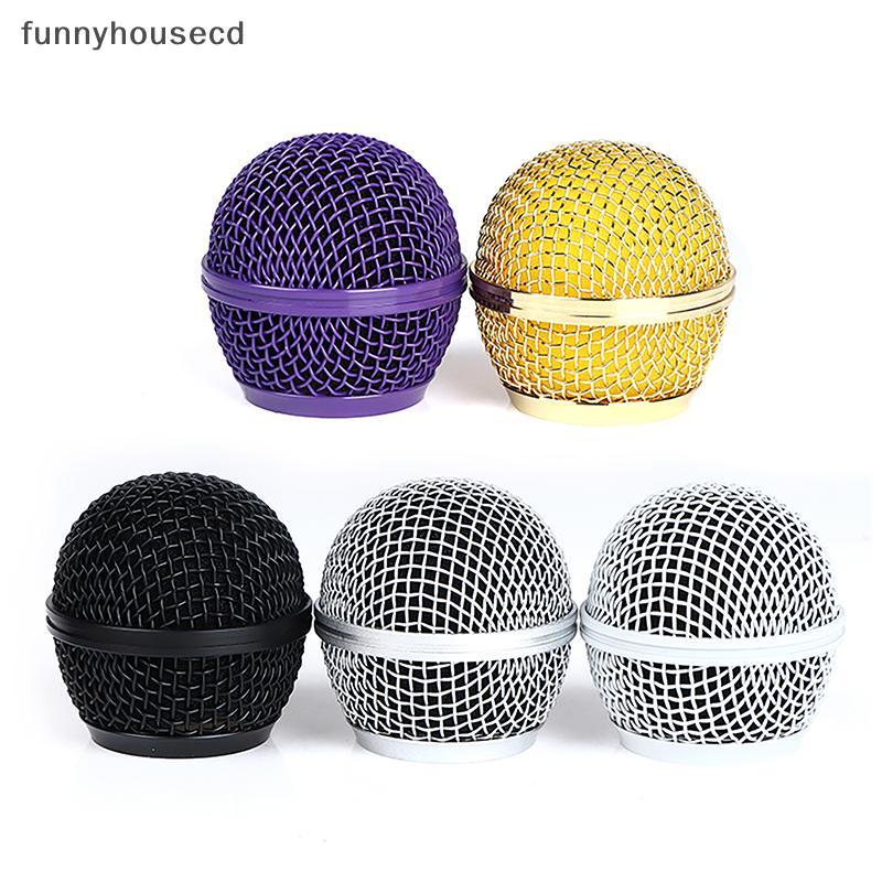 Funnyhousecd 1 ชิ้น Shure SM58 ไร้สาย Mic Grille เปลี่ยนหัว Part-Professional Party Mic YHO