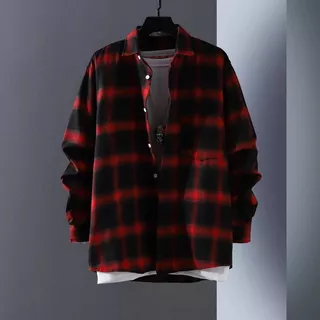 เสื้อเชิ้ตชายแขนยาวลาย-check สไตล์แฟชั่น ใส่ได้ทุกรูปแบบ