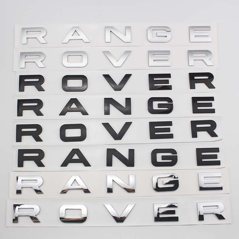 [กีฬาฟรี] เหมาะสําหรับ Land Rover Land Rover Cover Label RANGE ROVER ป้ายคําดัดแปลงตัวอักษรภาษาอังกฤ