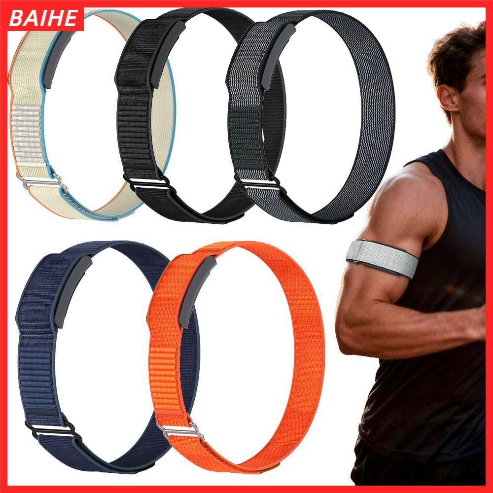 BAIH  สายรัดแขนฟิตเนส Amazfit Helio สายรัดทดแทนไนลอนปรับได้ระบายอากาศสำหรับการออกกำลังกาย