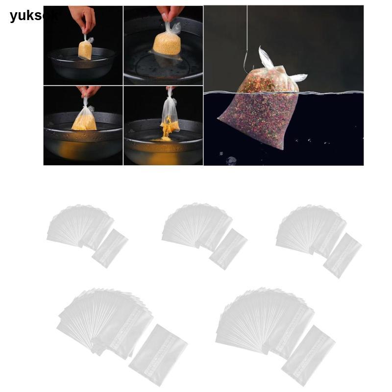 ถุงอุปกรณ์ตกปลาระดับ PVA ละลายน้ำได้ 50 ชิ้น มัลติฟังค์ชัน