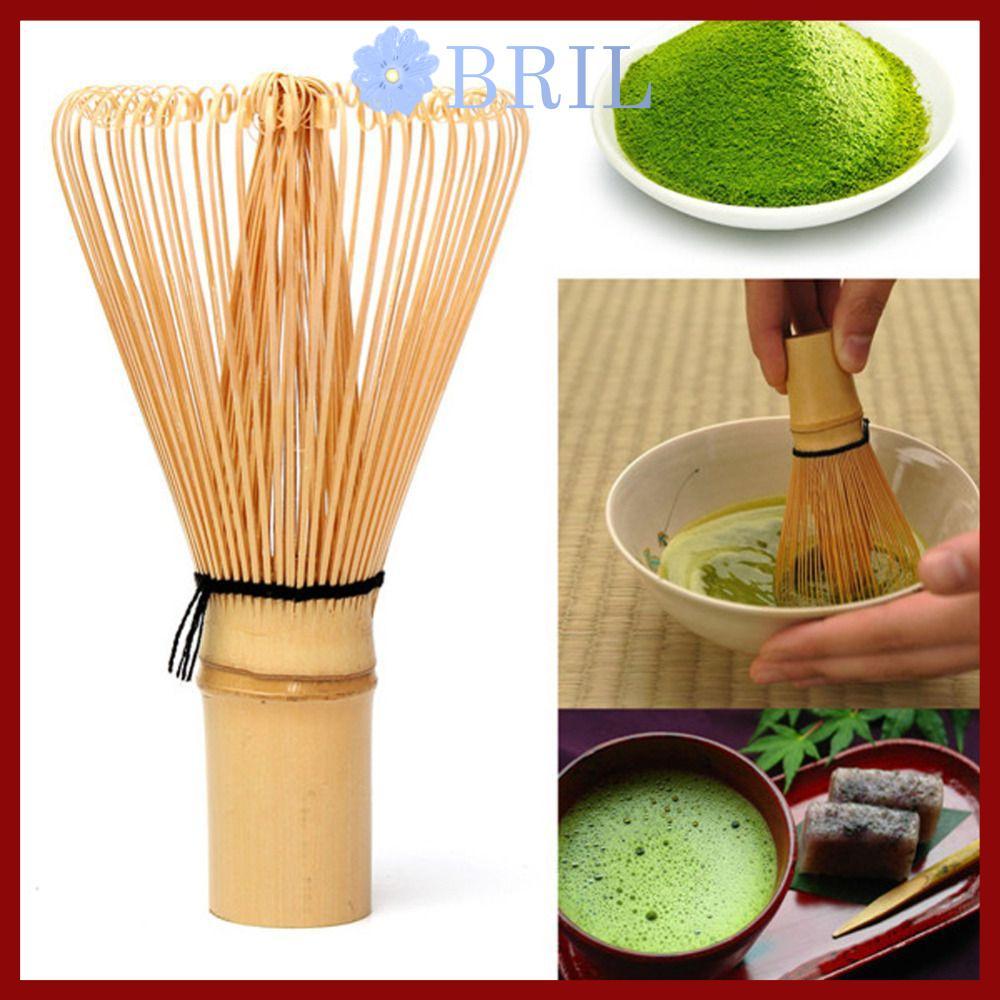 in stockBRIL 80 Fringe Bamboo Brush Home Japanese Tea Set Kitchen Matcha Matcha Tea Tools