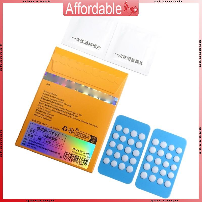 AH Mouse Skates ICE Version DIY Universal Dot Mouse Feet Pad White Glides Round Edges