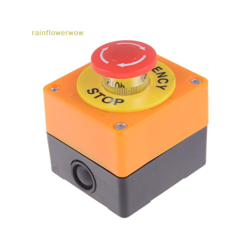 C&B Red Sign Mushroom Emergency Stop Push Button Switch Station 1 NO 1 NC (th)