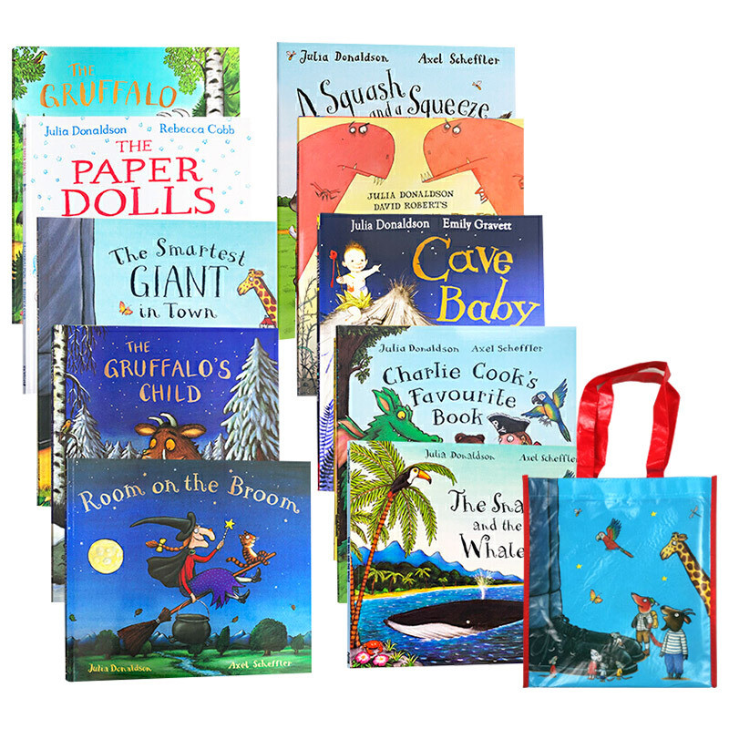 Julia หนังสือภาษาอังกฤษ donaldson 10 Niu หนังสือภาพเด็ก Guru หนังสือนิทาน Donaldson julia HO2W