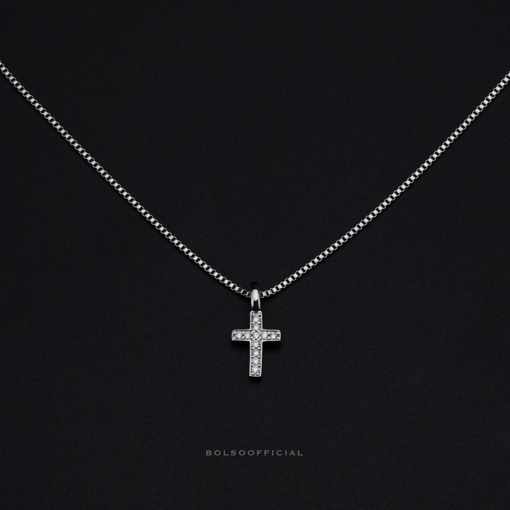 BOLSO สร้อยคอ รุ่น CROSS CZ