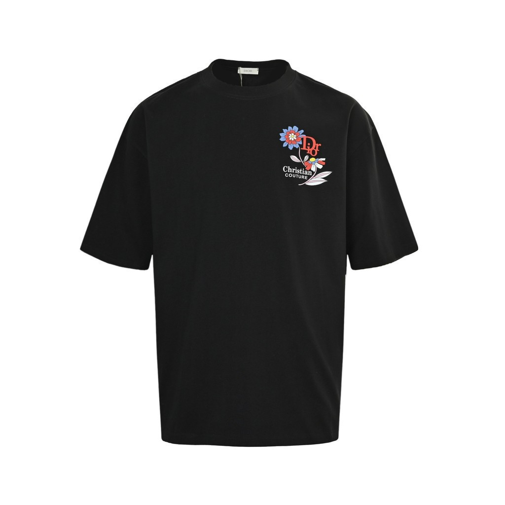 DIO * R2026 Star Early Spring เสื้อยืดแขนสั้น สไตล์สบายสำหรับทั้งชายและหญิง พร้อมลายพิมพ์ตัวอักษรใหม