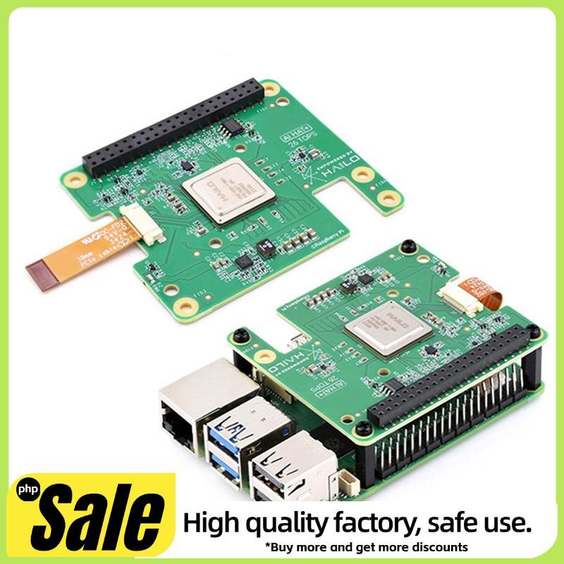 สําหรับ 5 AI HAT+ - Hailo8l PCIe M.2 HAT + 13Tops AI Board Kit สําหรับ Raspberry Pi5