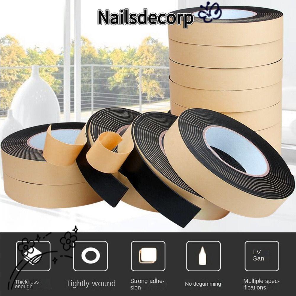 NAILS 10M ยางซีล Strip Anti-collision ด้านเดียว 1-5 มม. EVA หนา