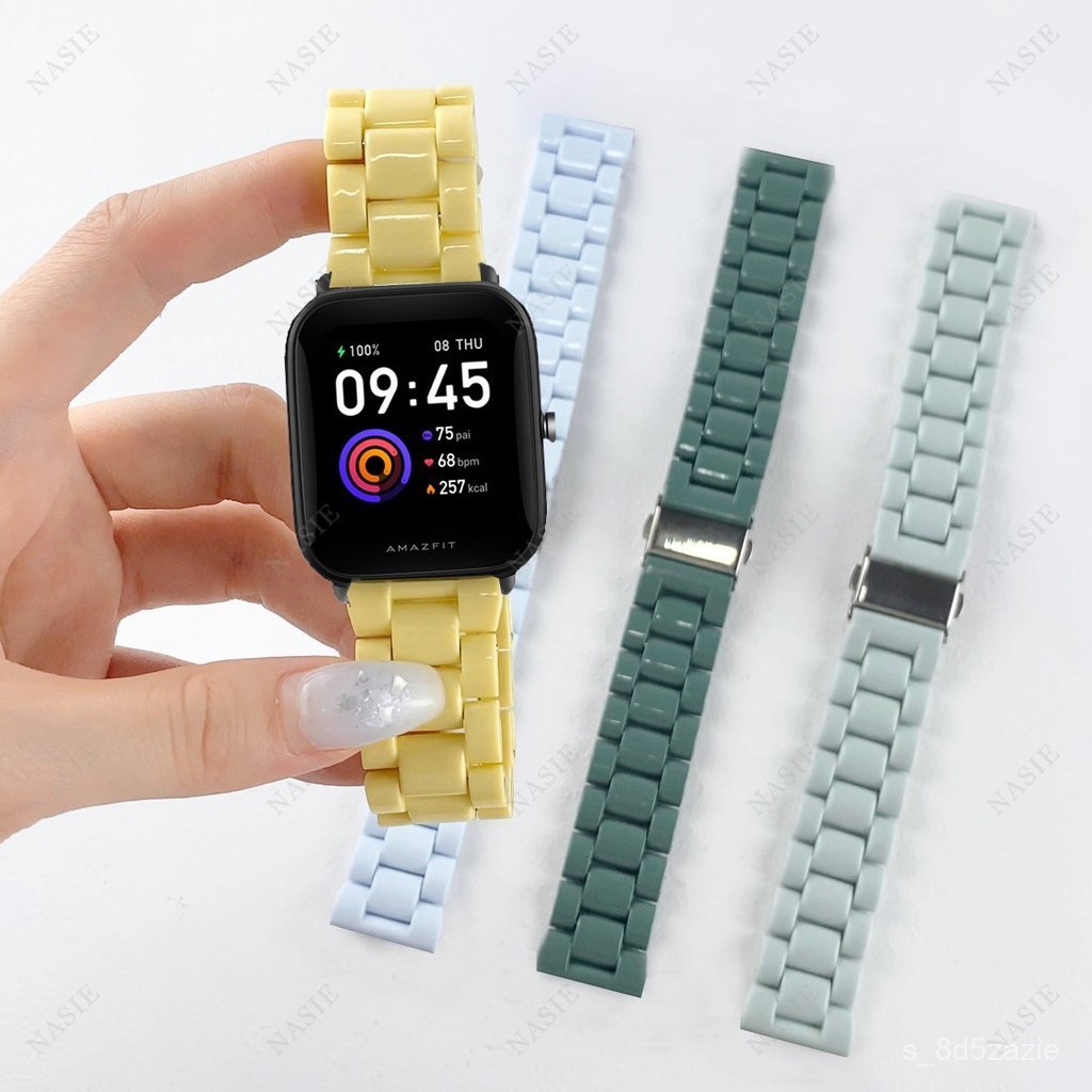 Candy Color Resin Strap For COLMI i31 P30 C60 C61 P28 PLUS P8 GT P20 PLUS P28 P8MAX V23PRO Smart Wat