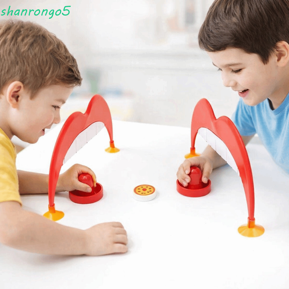 ZONAL เกมฮอกกี้พิซซ่า, ขนาดเดสก์ท็อป Push Action Ice Hockey Board Game, พิซซ่าเป็นปาก Skill-Based Fa