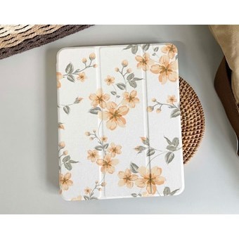 เคสอัจฉริยะแม่เหล็ก Peach Blossom เคส iPad 9, เคส iPad Mini 6 iPad Air iPad Pro 2021, เคส iPad Air 5