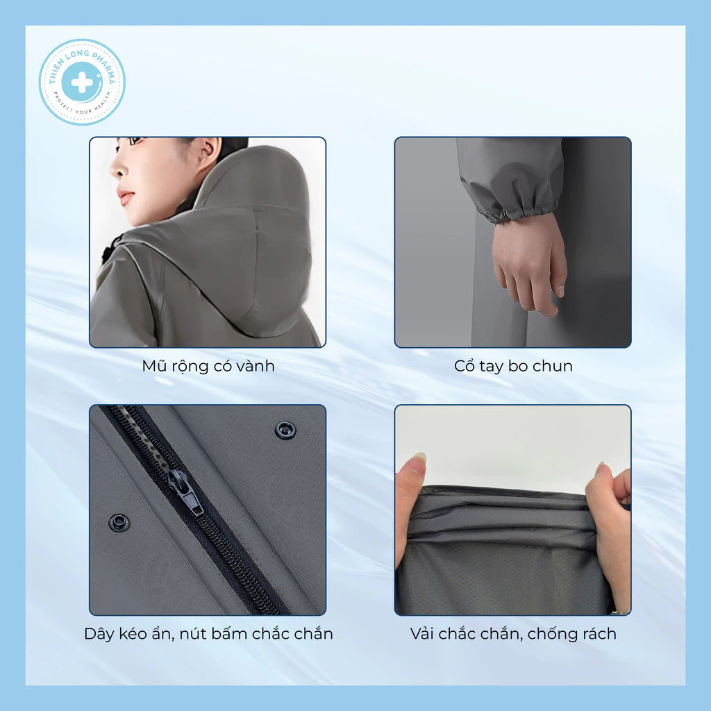 ลาดิแคร์ ชุดเสื้อกันฝนสะท้อนแสง ผ้าหนังปลา thumbnail 6