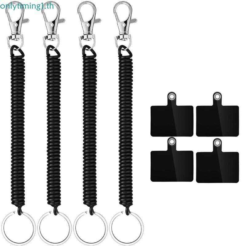 Onlytiming Phone Lanyard Tether สําหรับผู้หญิงผู้ชาย Retractable Anti Lost Tether พร้อมแพทช์