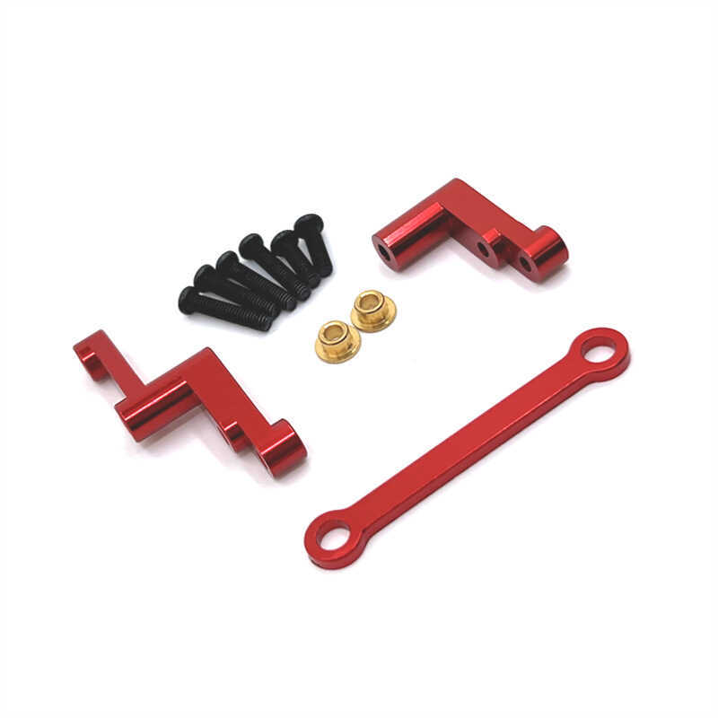 ⊿Meijiaxin 16207 16208 16209 16210 H16 RC รถโลหะอัพเกรดประกอบพวงมาลัย✥