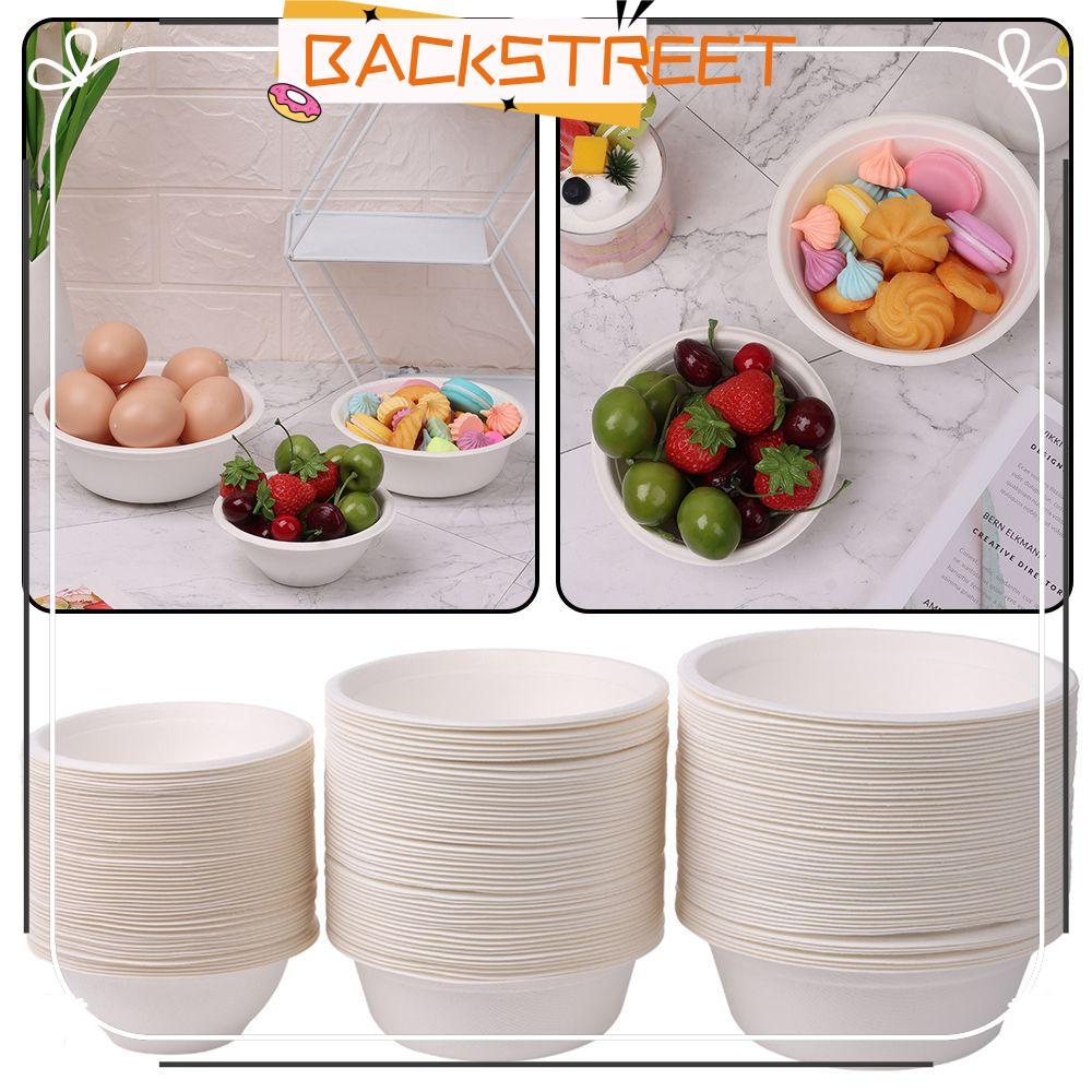 BACKSTAGE 50PCS Festival Supplies Snacks Fruits Outdoor Dining Party Tableware
