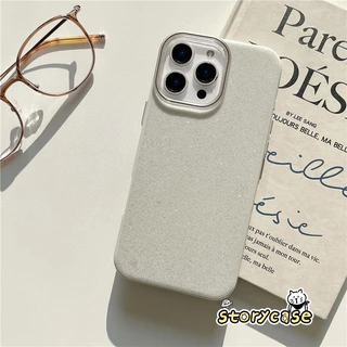 เหมาะสำหรับ เคส OPPO A3S 5s A7 A36 A51 A31 A15 A16 A11K A74 A57 A54 A15 5s A5 A55 A38 A9A 54 A76 กลิตเตอร์สีเรียบง่าย