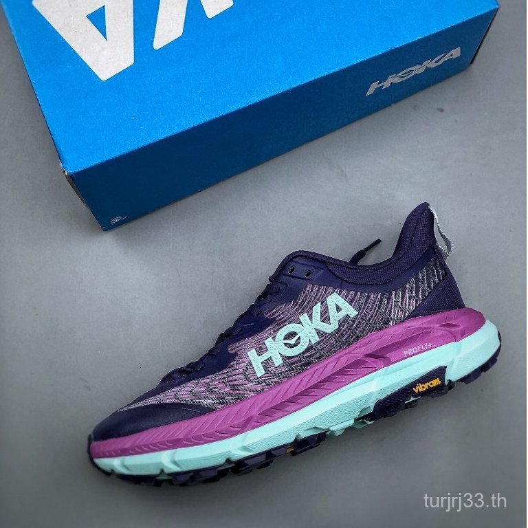 HOKA ONE ONE MAFATE SPEED 4 รองเท้าวิ่งเทรลน้ําหนักเบาพิเศษ ดูดซับแรงกระแทกได้ดีเยี่ยม 4L3I