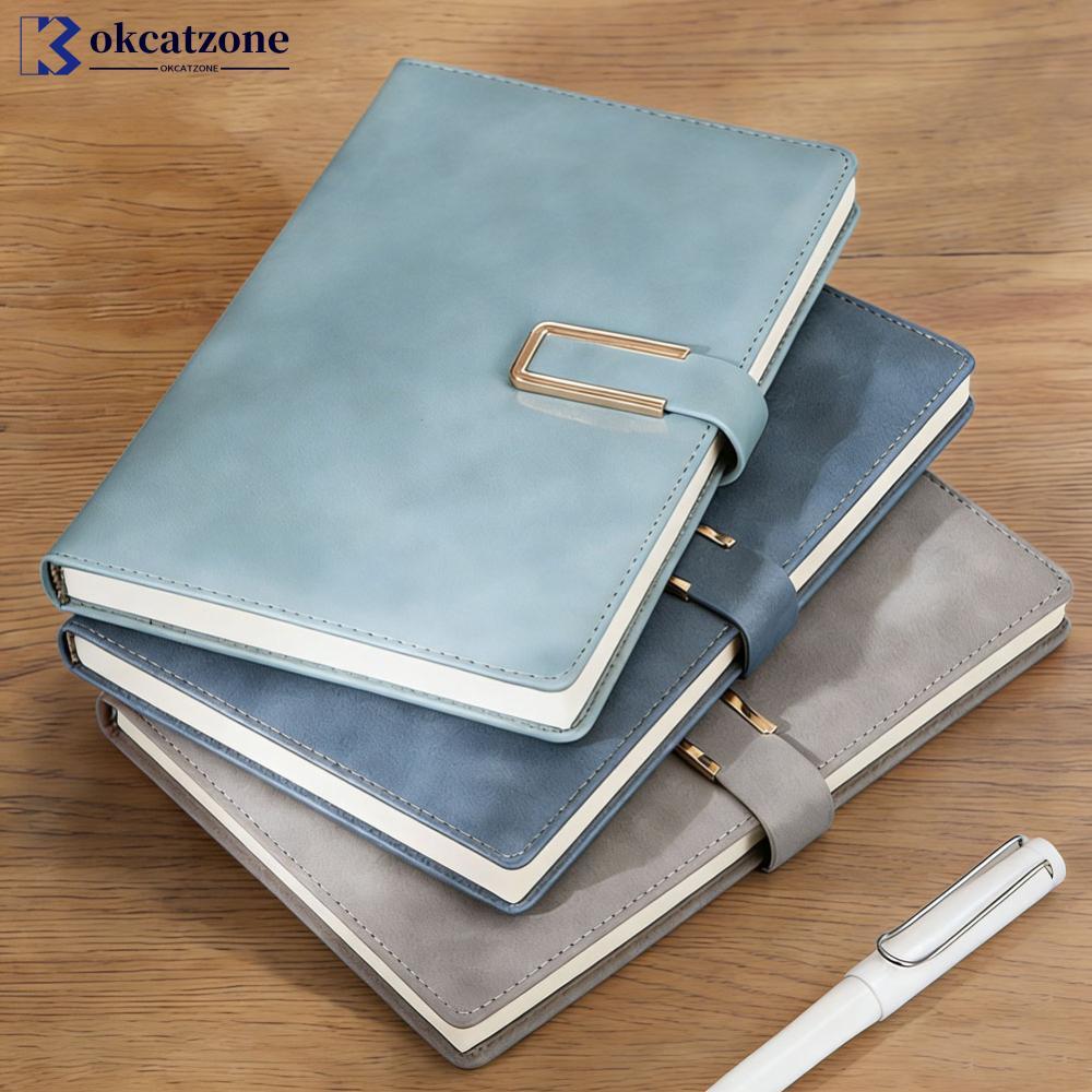OKCATZONE A5 Retro Vintage หนังโน้ตบุ๊คนุ่ม 240 หน้า Agenda Journal สําหรับนักเรียนสํานักงานธุรกิจโร