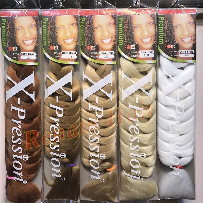 New Product#twist jumbo expression braids hair xpression braid Fake dreadlocks12Y